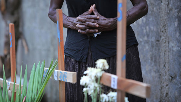 На Шри-Ланке прошли первые мессы после пасхальных терактов