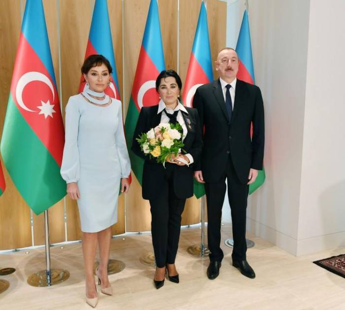 Ильхам Алиев и Мехрибан Алиева встретились с главой Всероссийской федерации художественной гимнастики - ФОТО