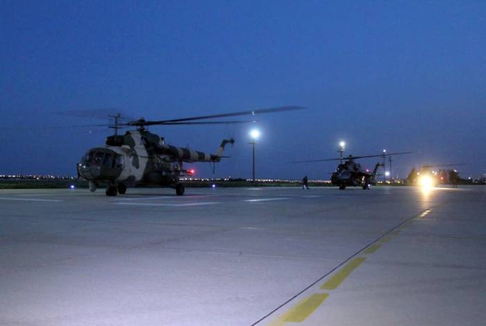 Военные вертолеты Азербайджана прибыли в Турцию - ВИДЕО