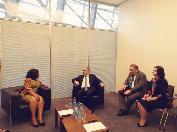 Глава МИД Азербайджана провел встречу в Баку с коллегой из Ганы - ФОТО