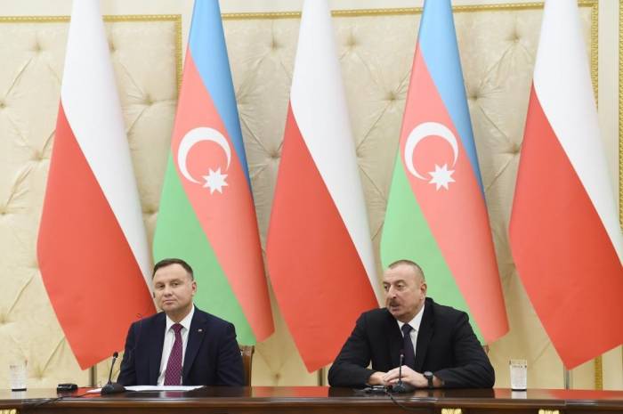 Президенты Азербайджана и Польши выступили с заявлениями для прессы - ФОТО-ОБНОВЛЕНО