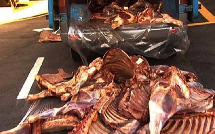 В Мингячевире обнаружено 50 кг непригодного к употреблению мяса
