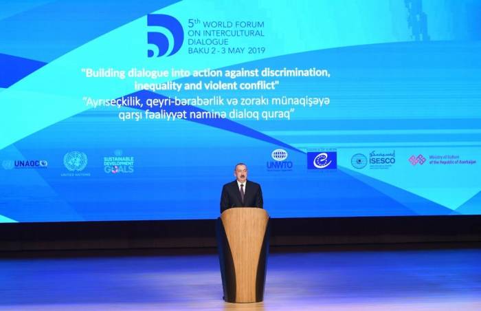 Президент Ильхам Алиев: Азербайджан проводит политику, опирающуюся на взаимопонимание и сотрудничество, как внутри страны, так и за рубежом
