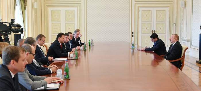 Ильхам Алиев принял делегацию Палаты депутатов парламента Чехии
