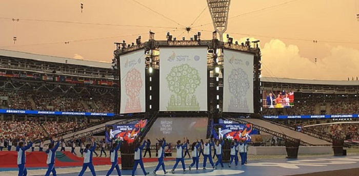 В Минске началась церемония открытия II Европейских игр - ФОТО
