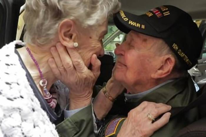 Ветеран Второй мировой войны встретился с возлюбленной через 75 лет разлуки
