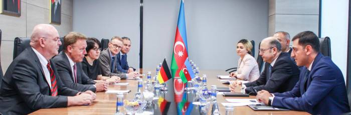 Министр энергетики Азербайджана принял делегацию Бундестага - ФОТО 