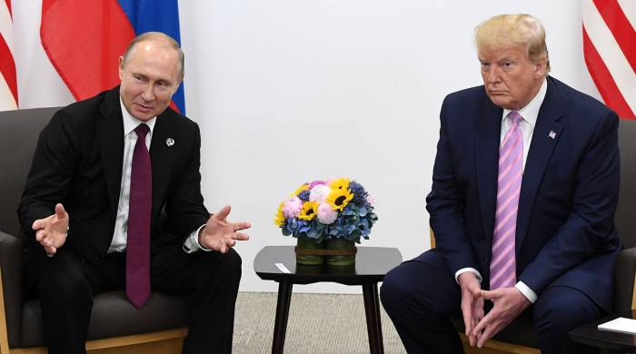 Скабеева и Соловьев поспорили из-за слов Трампа о Путине