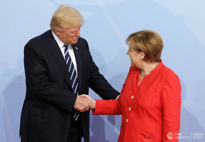 Трамп и Меркель обсудили Иран, Ливию, Украину и мировую торговлю
