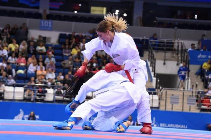 Азербайджанская каратистка завоевала "серебро" на II Европейских играх