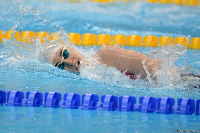Азербайджанская пловчиха завоевала путевку в полуфинал EYOF Baku 2019