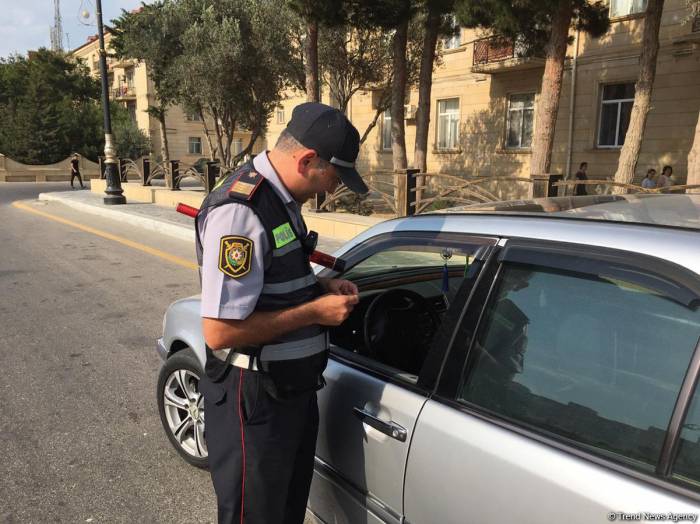 Дорожная полиция Азербайджана проводит рейды