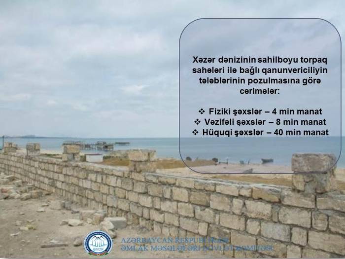 В Азербайджане созданы мониторинговые группы по охране прибрежной полосы Каспийского моря
