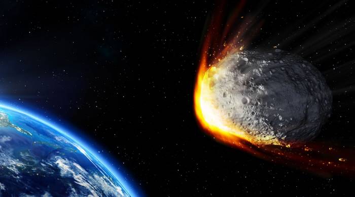 К Земле летит астероид диаметром в километр
