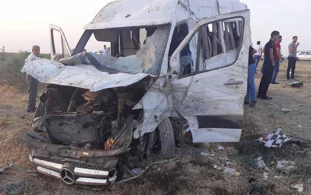 ДТП на дороге Кюрдамир-Ширван: 19 раненых

