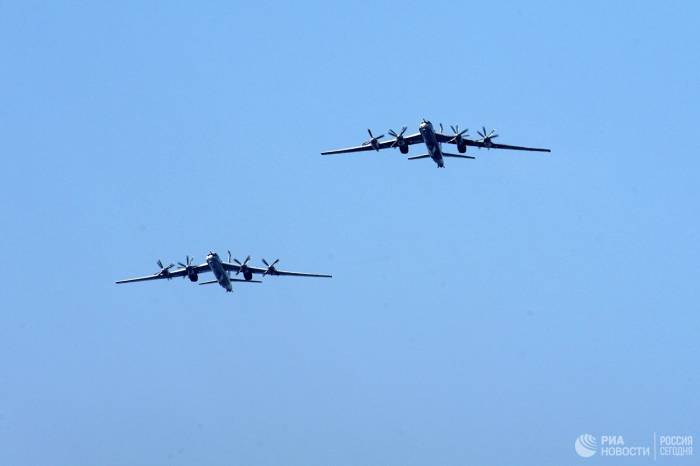 Американские военные заявили о перехвате двух российских Ту-95 у Аляски