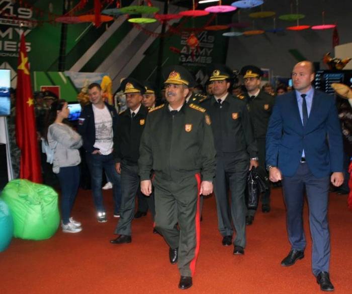 Министр обороны Азербайджана принял участие в церемонии закрытия Армейских международных игр-2019
