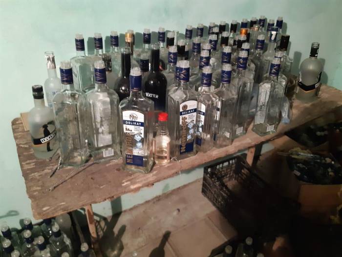 В Барде обнаружен подпольный цех по производству контрафактного алкоголя