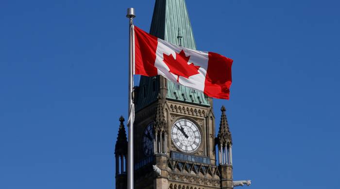 В Канаде протестующие снесли памятник первому премьер-министру
