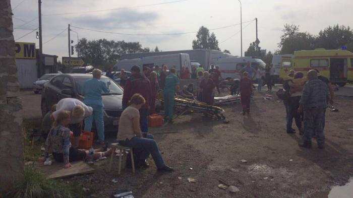 ДТП в Перми: 32 пострадавших