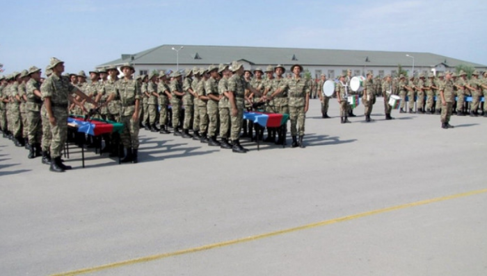Состоялась церемония принятия военной присяги молодыми солдатами
