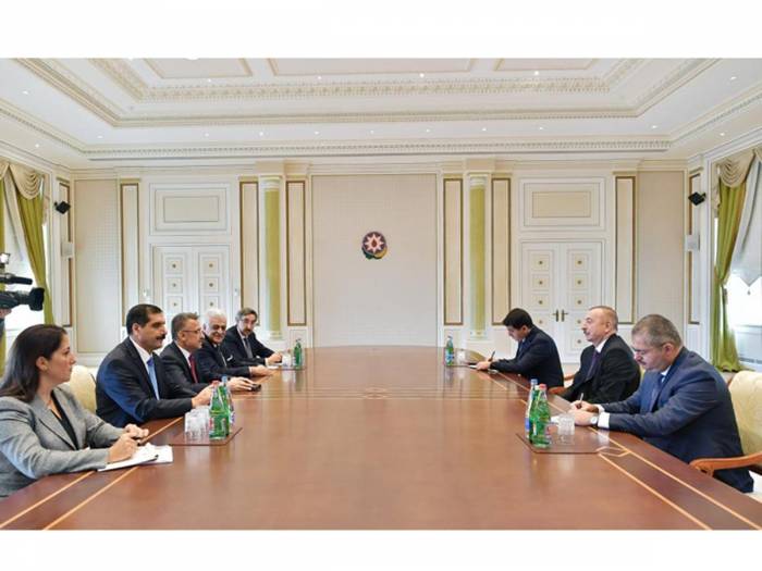 Президент Ильхам Алиев принял вице-президента Турции - ФОТО