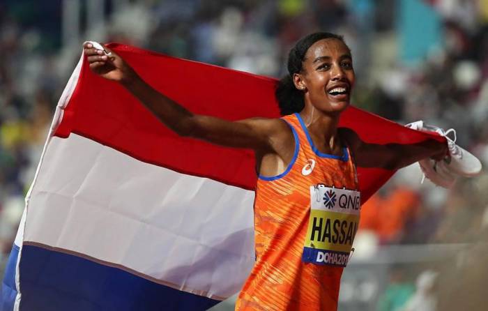 Голландка Хассан выиграла в беге на 10000 м на чемпионате мира по легкой атлетике
