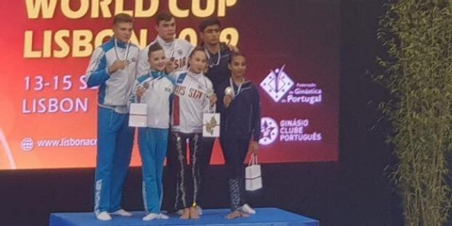 Азербайджанские гимнасты завоевали серебряные медали на Кубке мира
