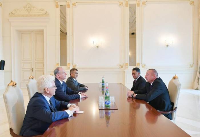 Ильхам Алиев принял секретаря Совбеза России - ФОТО