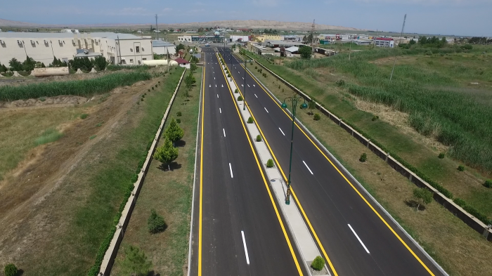 Завершена реконструкция автодорог в Геранбойском районе