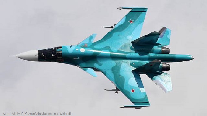 В России столкнулись два истребителя-бомбардировщика Су-34