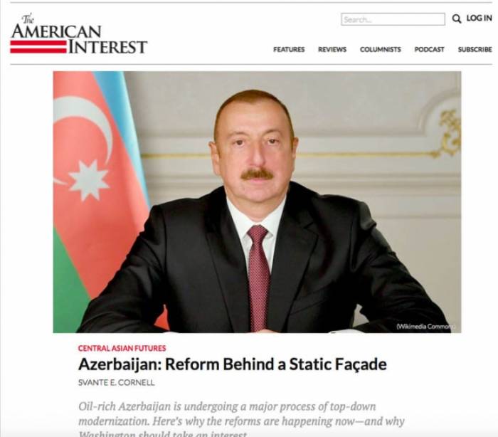 В The American Interest опубликована статья о реформах в Азербайджане