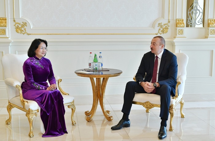 Президент Азербайджана принял вице-президента Вьетнама - ФОТО