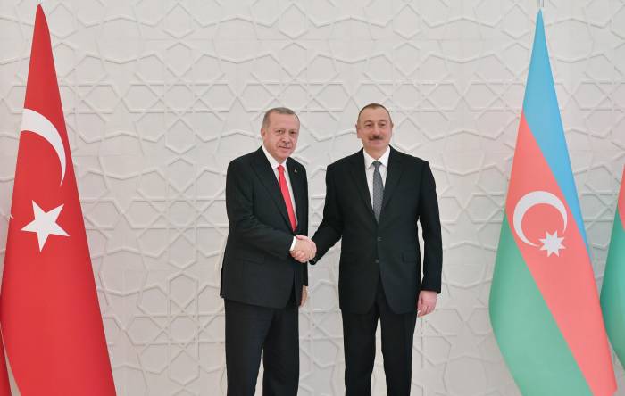 Президент Ильхам Алиев встретился в Баку с Реджепом Тайипом Эрдоганом
