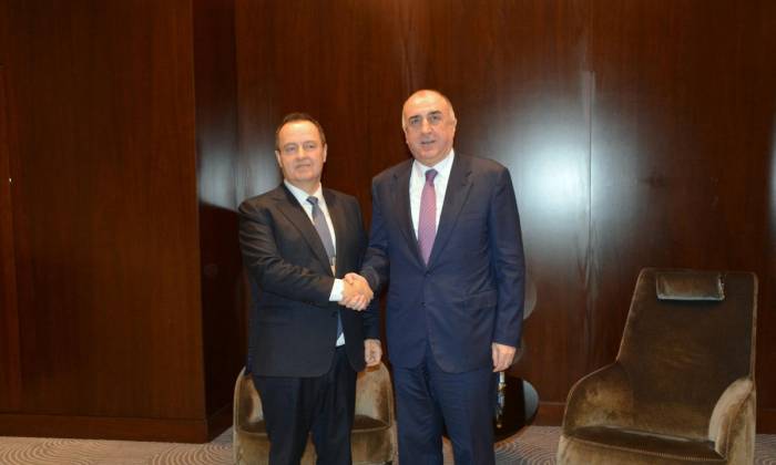 Эльмар Мамедъяров встретился с министром иностранных дел Сербии - ФОТО