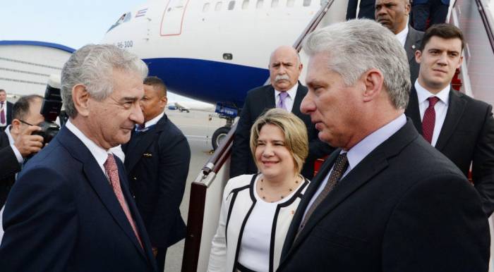 Президент Кубы прибыл в Азербайджан - ФОТО