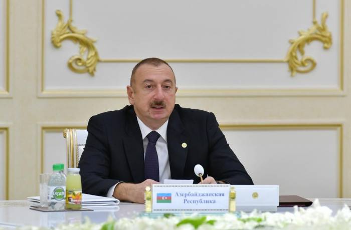 Ильхам Алиев: На пространстве СНГ нет места героизации фашизма