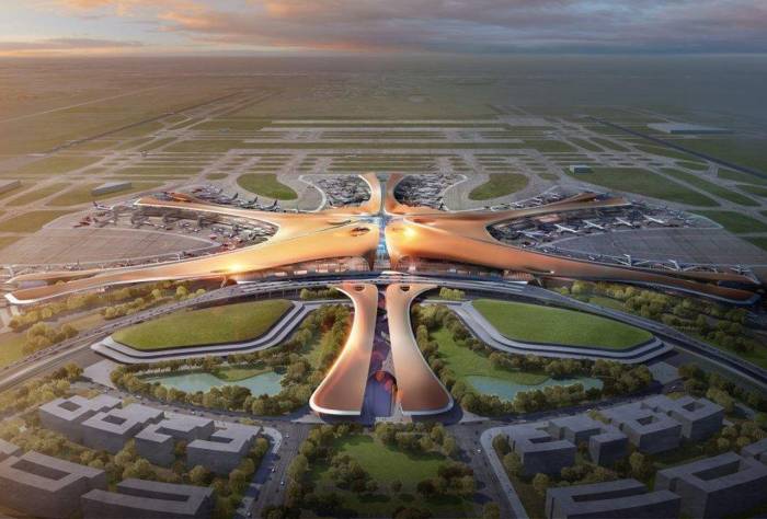 Первый международный рейс вылетел из нового аэропорта Пекина "Дасин"