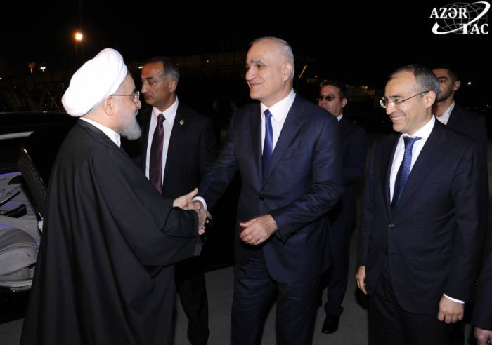 Завершился визит Президента Ирана в Азербайджан - ФОТО
