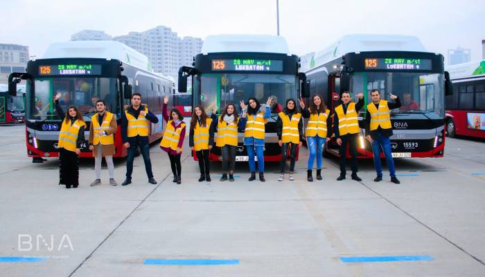 В столице Азербайджана началось обновление автобусного парка по европейскому стандарту