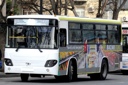 В Баку изменена схема движения на одном из автобусных маршрутов
