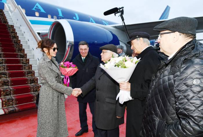 Первый вице-президент Азербайджана Мехрибан Алиева прибыла с официальным визитом в Россию - ФОТО