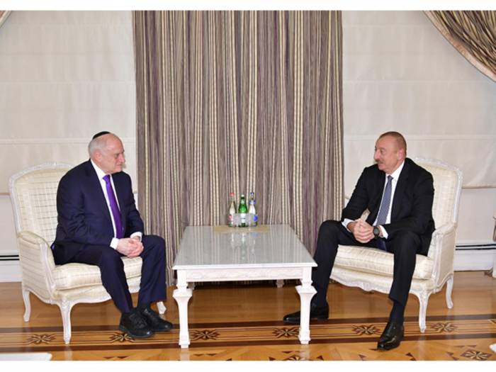 Ильхам Алиев принял заместителя исполнительного председателя Конференции президентов еврейских организаций Америки