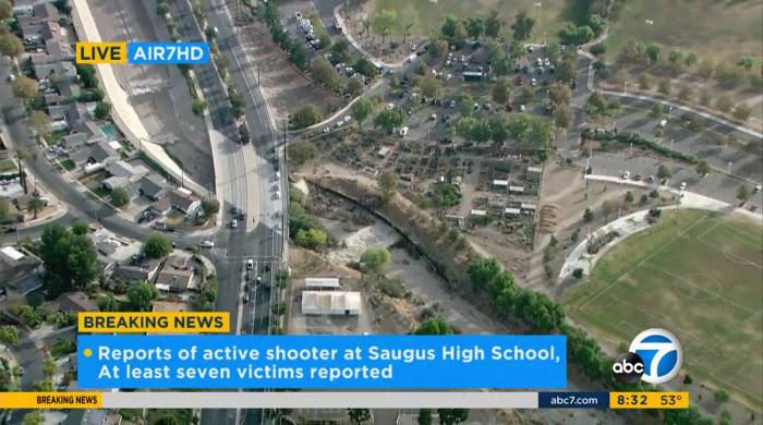 Стрельба и пострадавшие в школе в Калифорнии