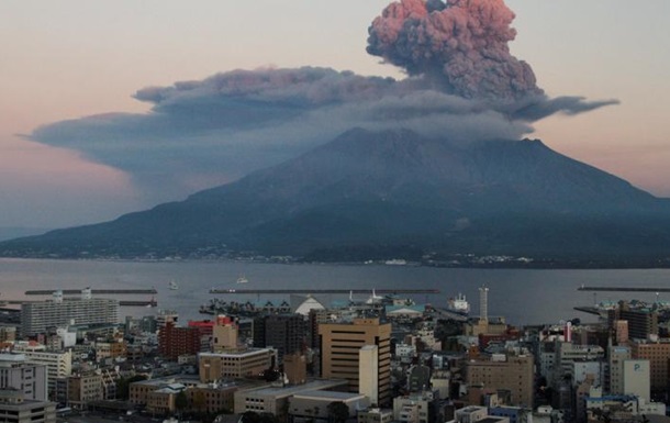 В Японии произошло извержение вулкана Сакурадзима
