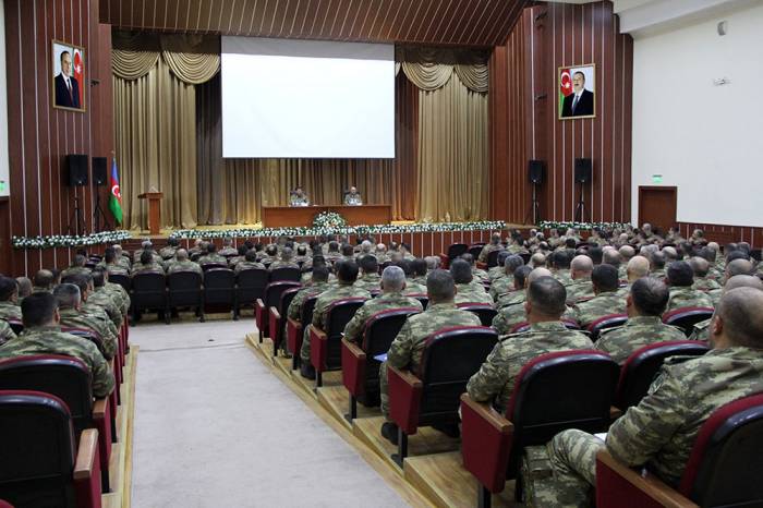 Проведены сборы командного состава Азербайджанской Армии