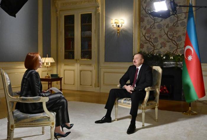 Сегодня телеканал "Россия-24" будет транслировать интервью Президента Ильхама Алиева
