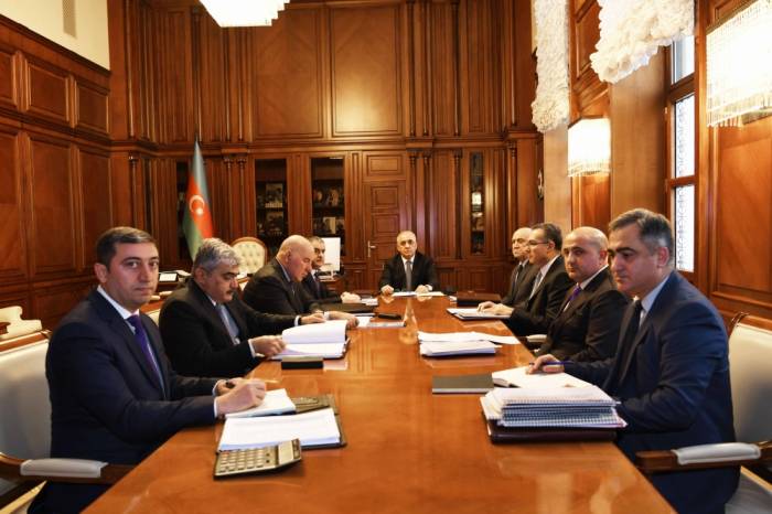 В Кабмине Азербайджана состоялось очередное заседание