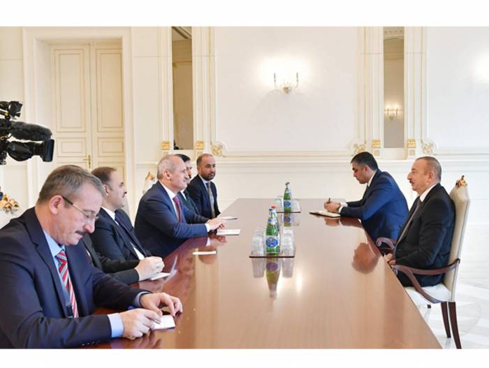 Ильхам Алиев принял турецкую делегацию - ОБНОВЛЕНО - ФОТО