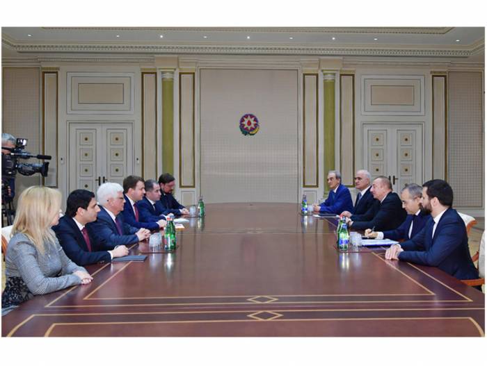 Ильхам Алиев принял делегацию во главе с министром экономического развития России - ФОТО
